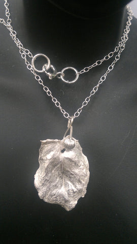 Silver leaf Pendant