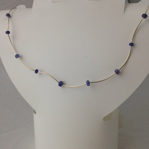 Tanzanite necklace
