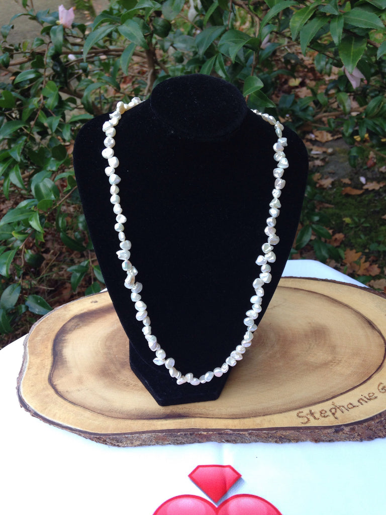 Keishi freshwater pearl necklace